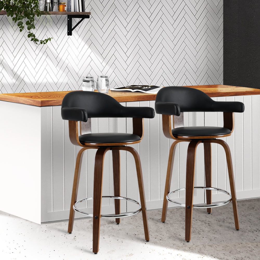 wooden swivel bar stools