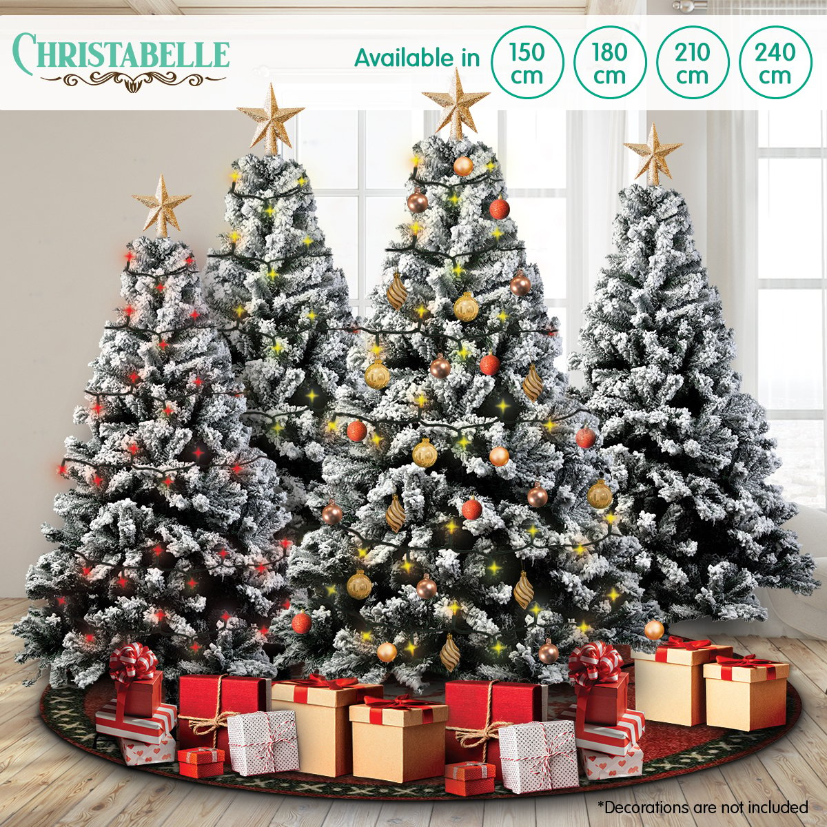 1.5M Snow-Tipped Artificial Christmas Tree - 550 Tips