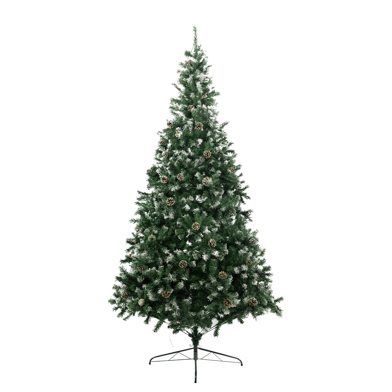 1.2M Pre Lit LED Christmas Tree Decor with Pine Cones Xmas Decorations