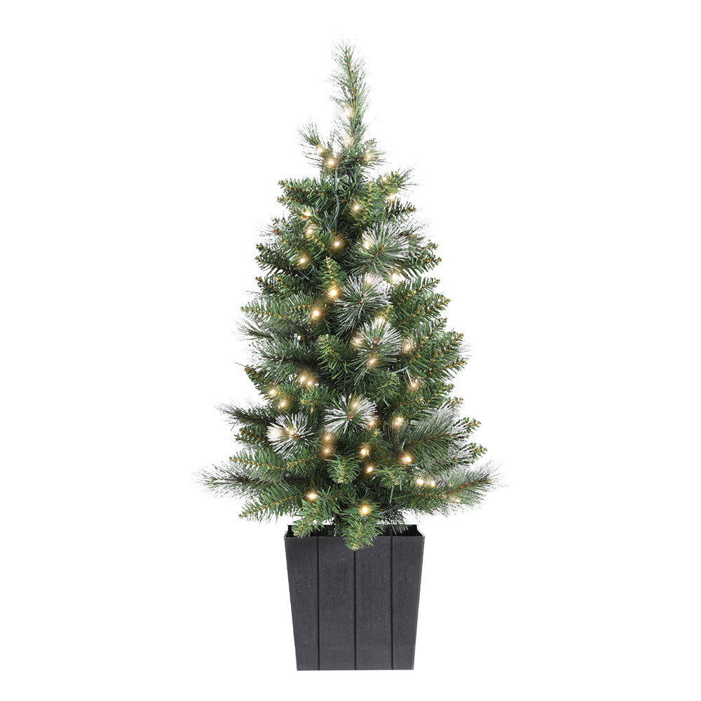 90cm Potted LED Light Christmas Tree