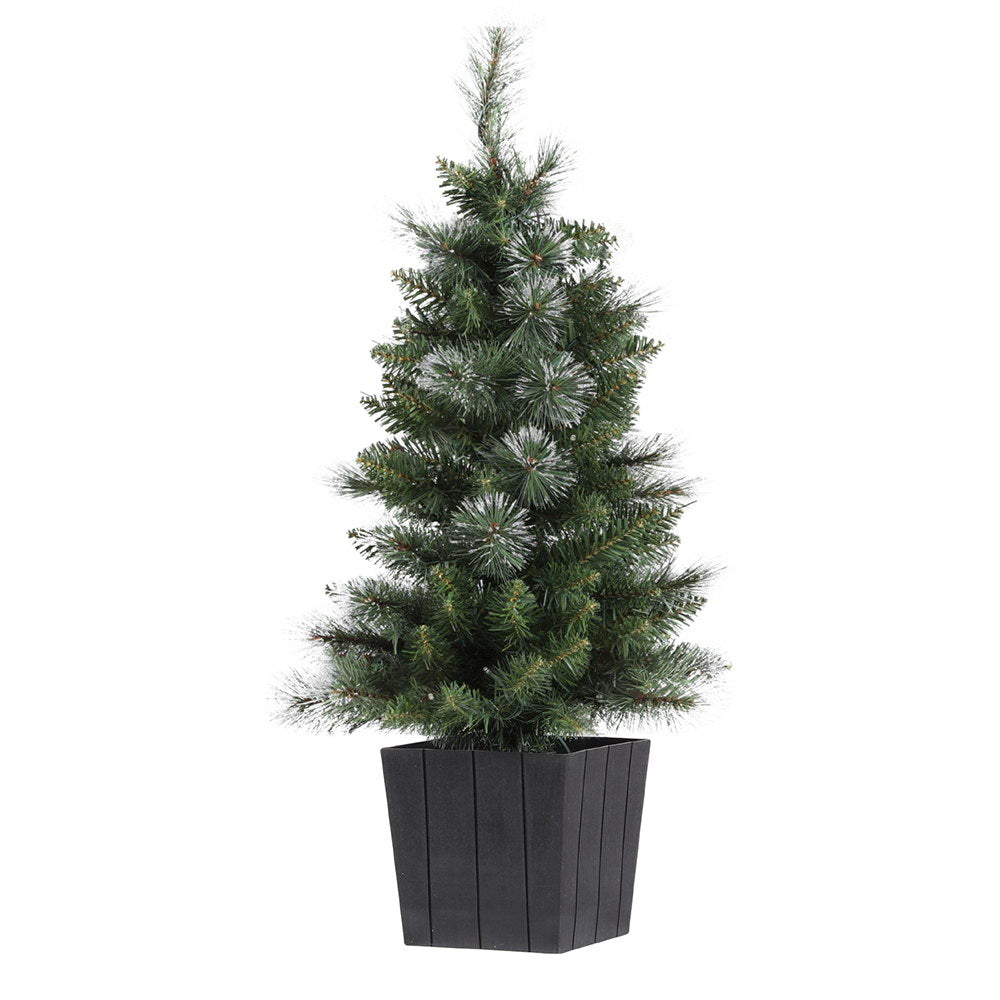 90cm Potted LED Light Christmas Tree