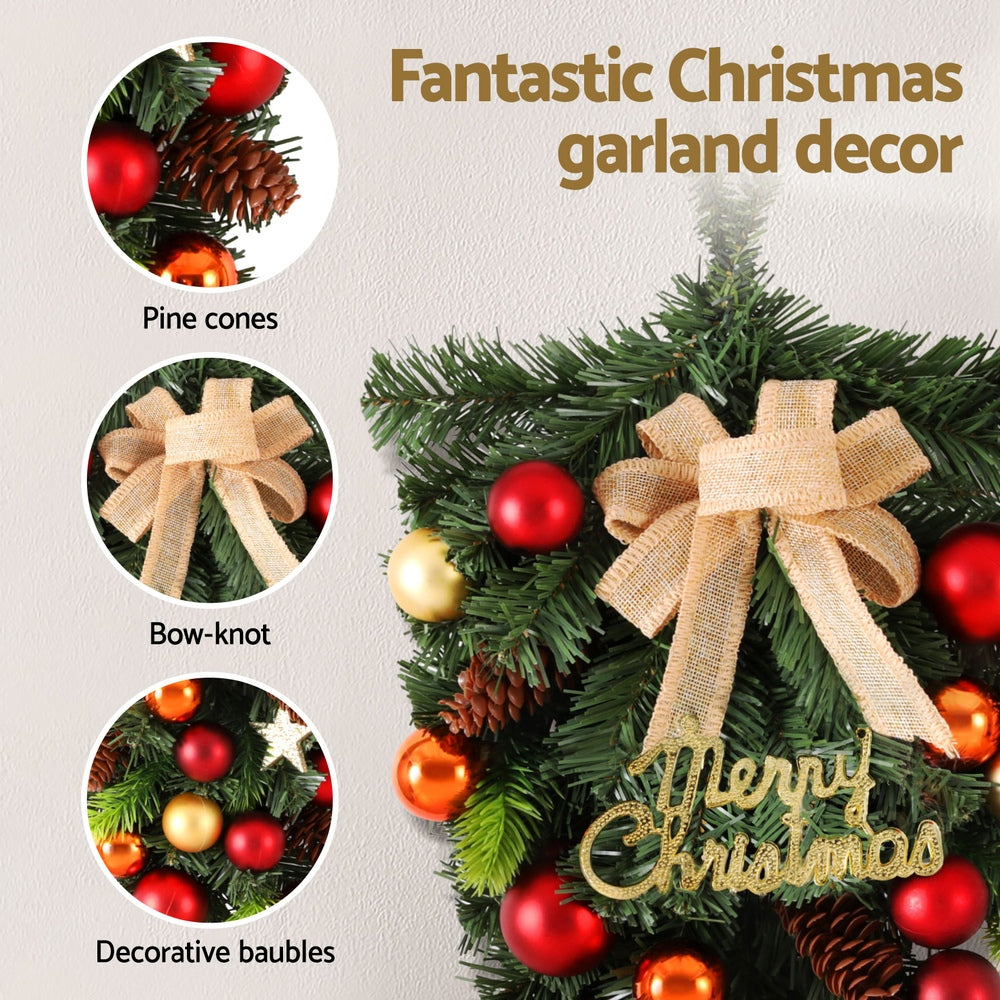 Hanging Christmas Garland 50cm Ornaments Party Decorations