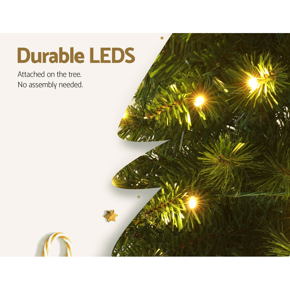 1.8M Pre-Lit 200 LED Lights Christmas Tree - 300 Tips