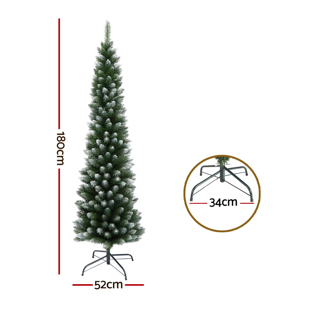 1.8M Snow Tipped Christmas Tree - 300 Tips