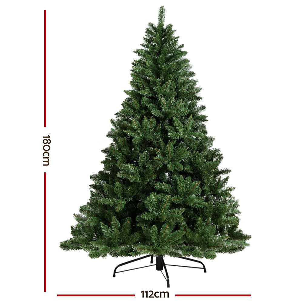 1.8M Green Christmas Tree - 650 Tips