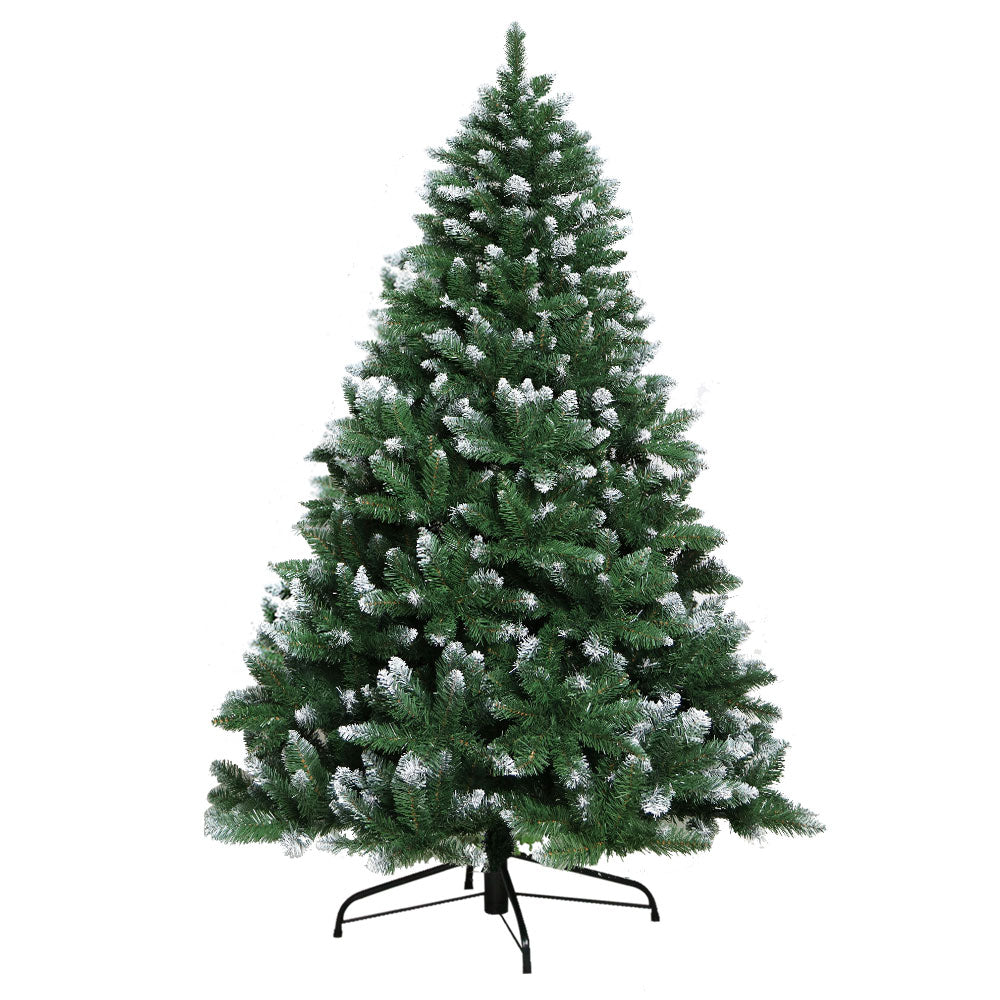 2.4M Snow Tipped Christmas Tree - 1225 Tips