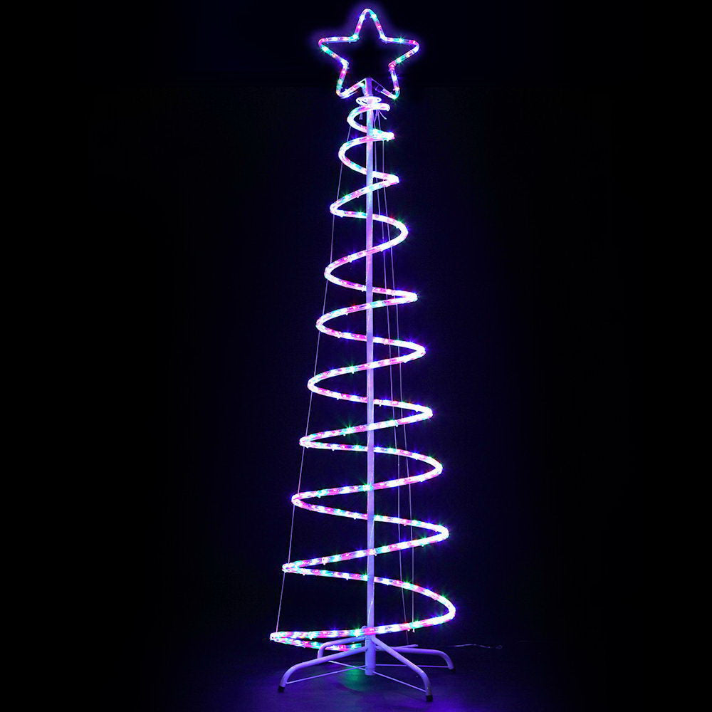 188cm LED Christmas Lights Tree Multi-Colour Light Decoration