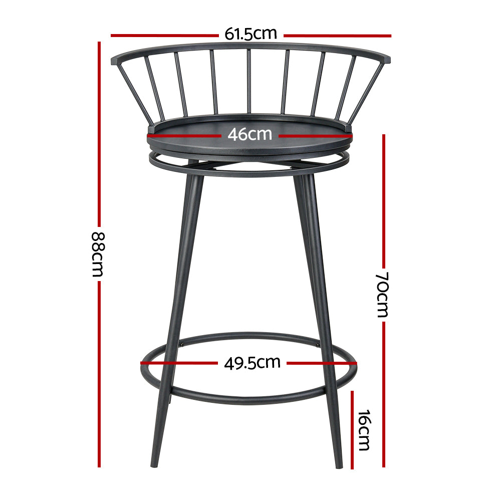 Swivel kitchen bar stools