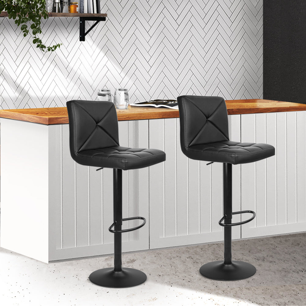 Leather kitchen bar stools