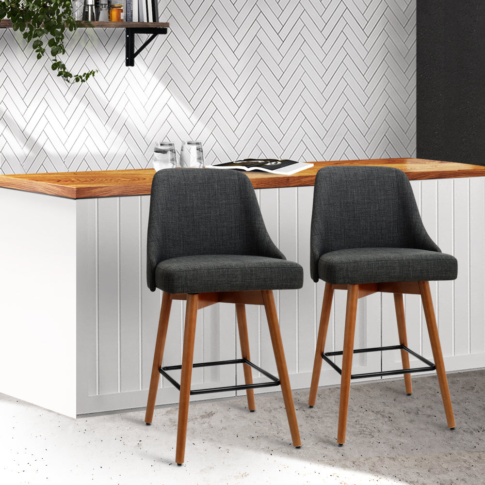 Soft swivel kitchen bar stools