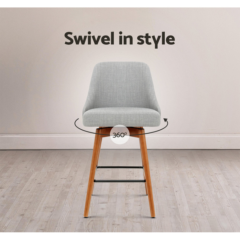 Soft swivel kitchen bar stools