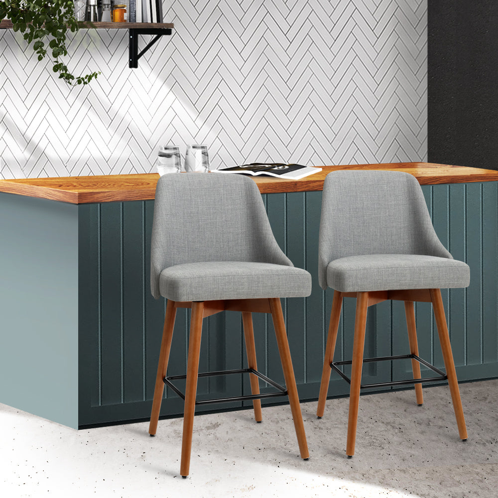 Soft swivel kitchen bar stools