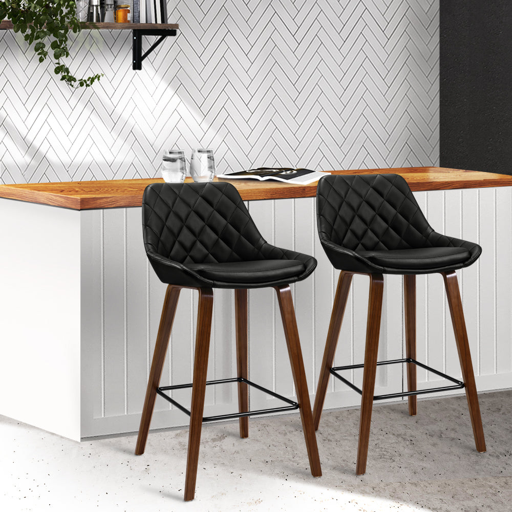 Leather kitchen bar stools