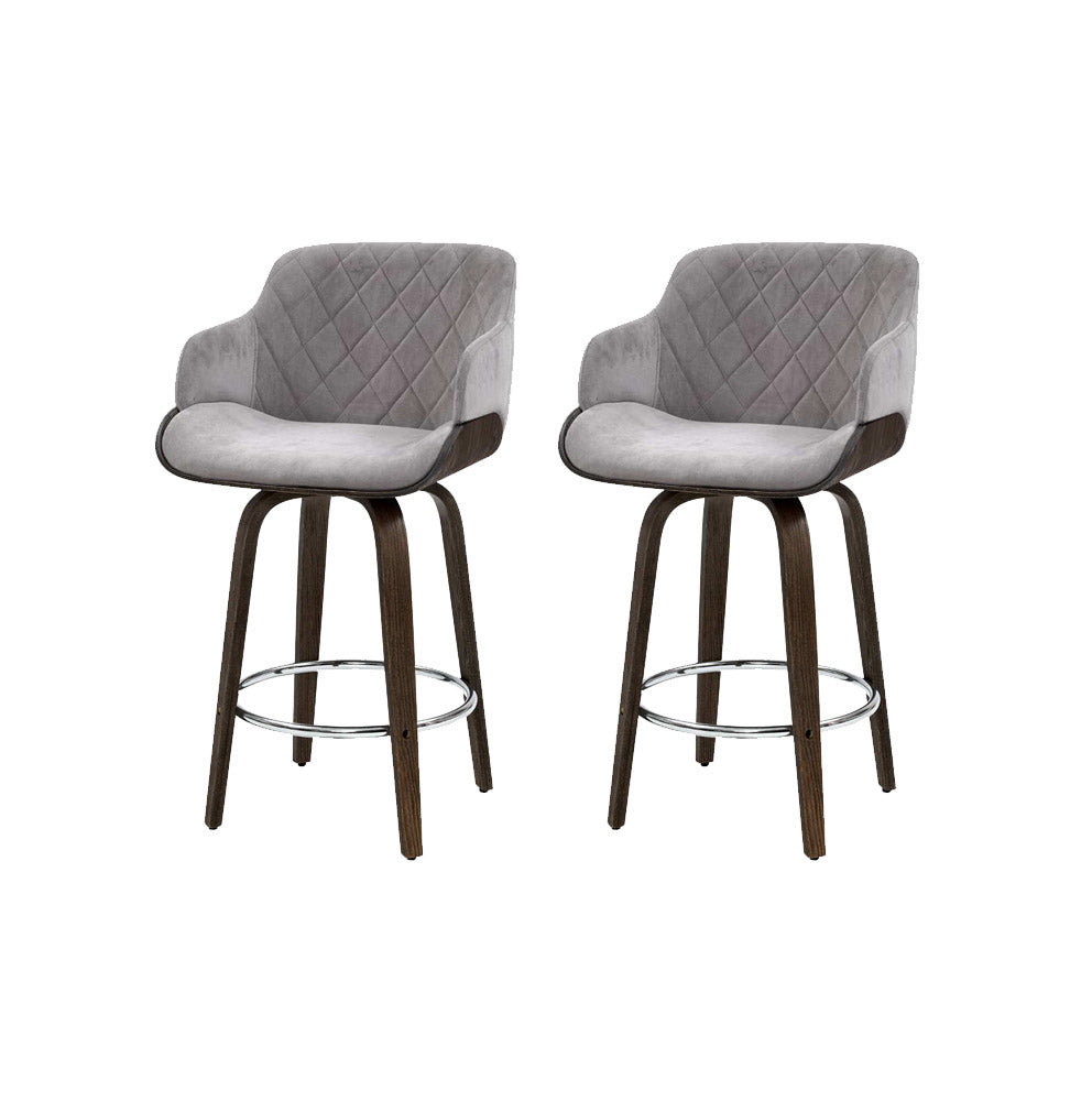 Padded back support kitchen bar stools