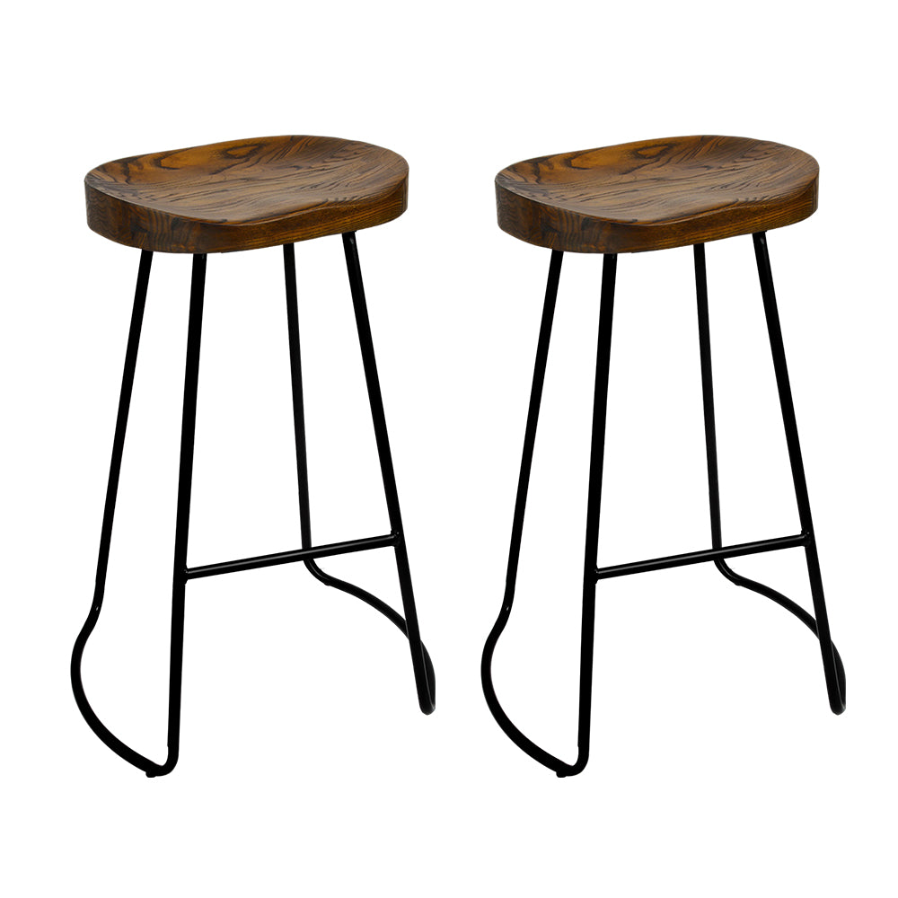 Elm Wood Kitchen Bar Stools