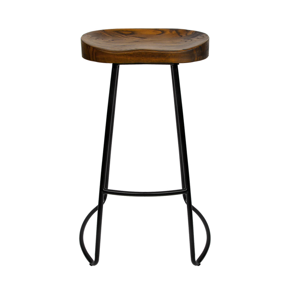 Elm Wood Modern Kitchen Bar Stools