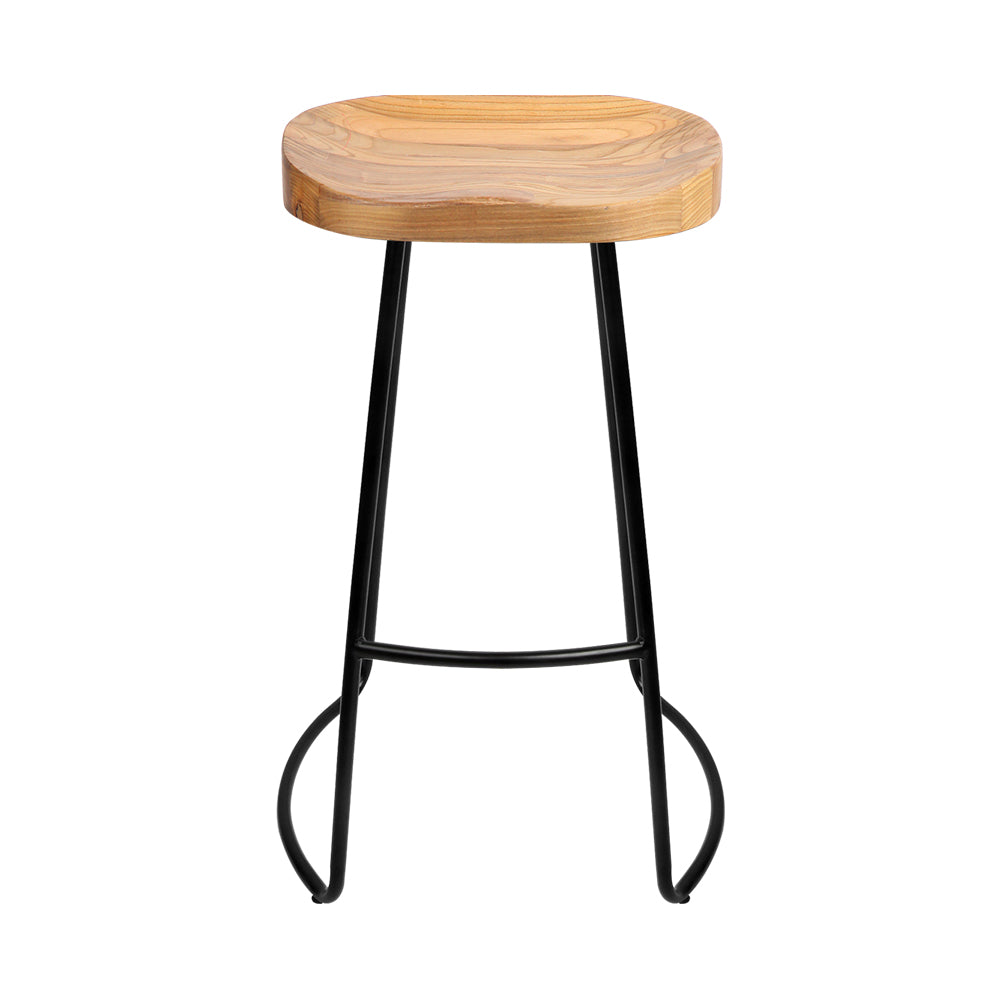 Elm Wood Kitchen Bar Stools