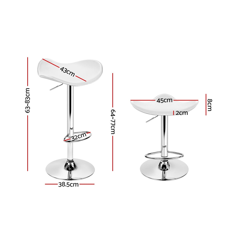 Gas lift swivel kitchen bar stools