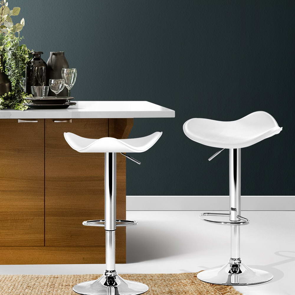 Gas lift swivel kitchen bar stools