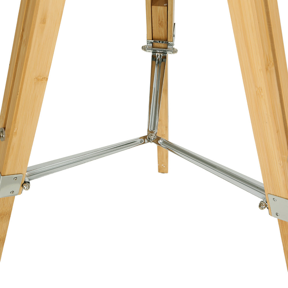 Bamboo Floor Lamp Modern Tripod Stand