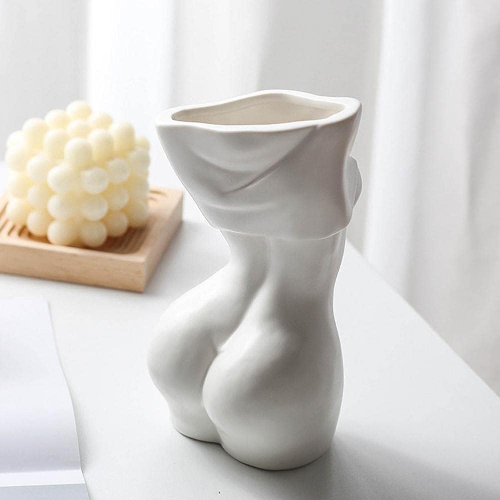 Feminine Body Ceramic Vase Home Decor