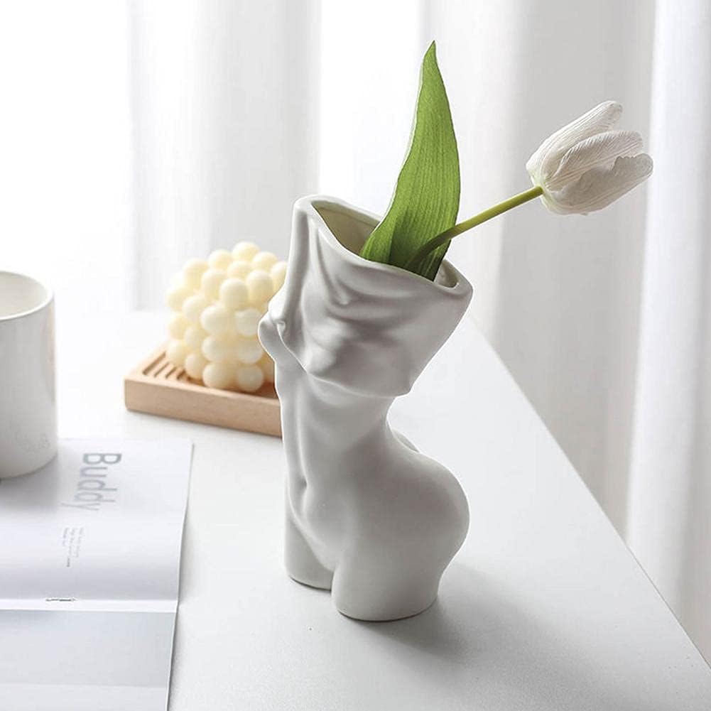 Feminine Body Ceramic Vase Home Decor