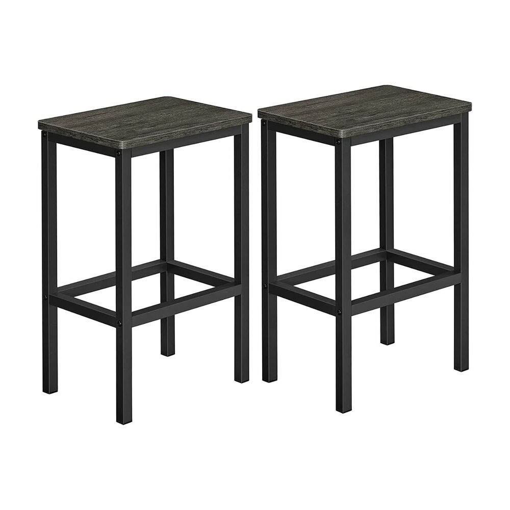 Wooden Industrial Bar Stools