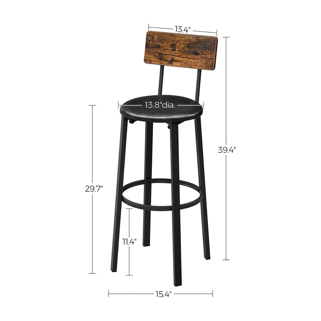 2x Kitchen Bar Stools