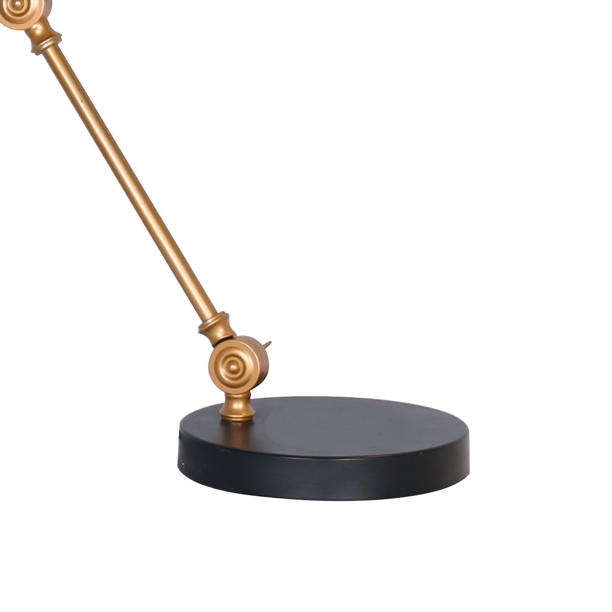 Adjustable Metal Table Desk Lamp - Black And Gold