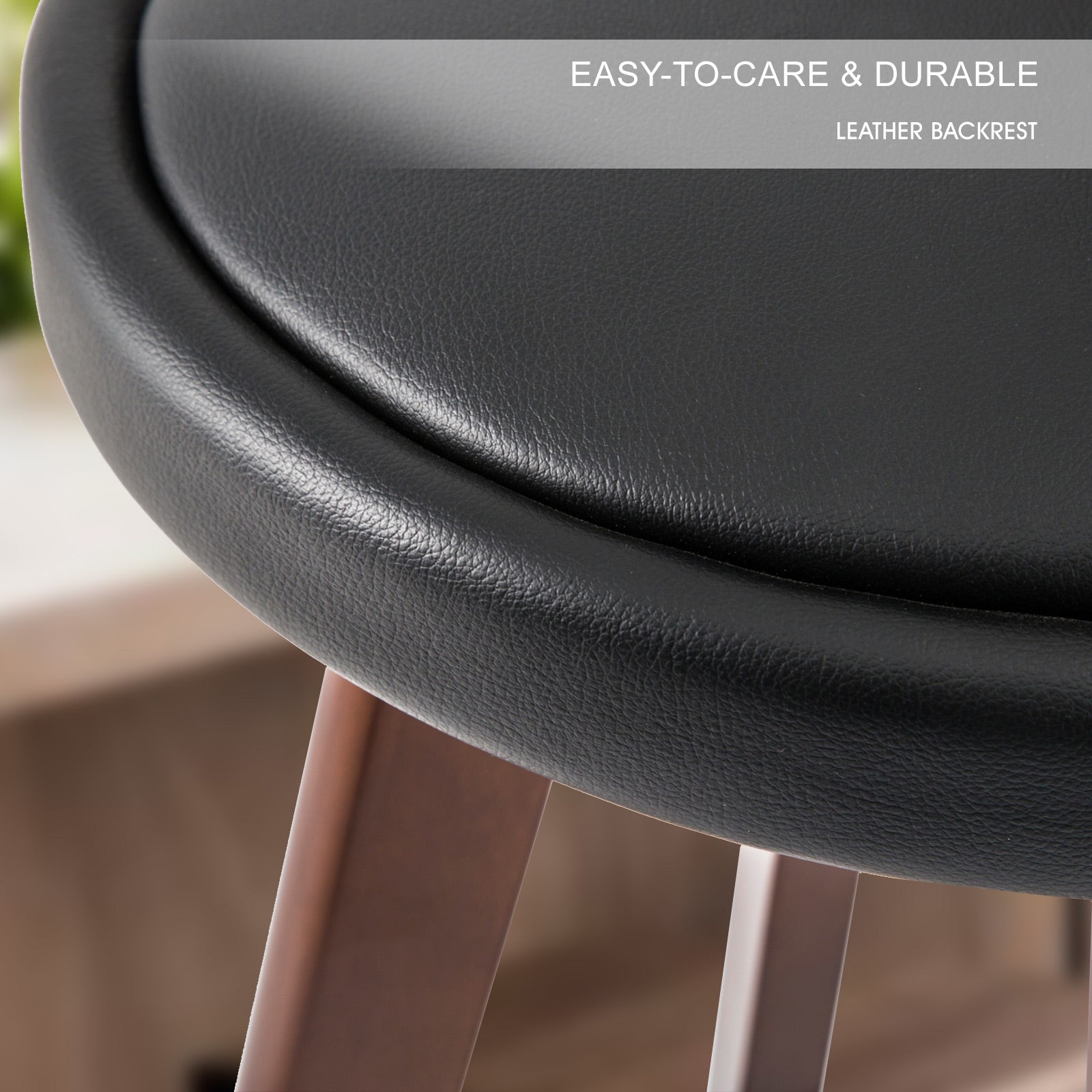 leather swivel bar stools