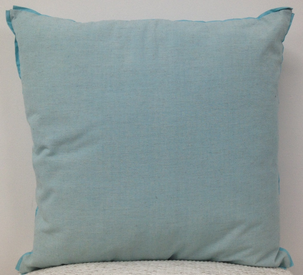 Pack of 4 Frida Aqua Blue 50cm x 50cm Cushion Covers